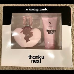 Ariana Grande thank u next perfume(1.0 FL OZ) and  lotion(1.7 FL OZ) gift set.